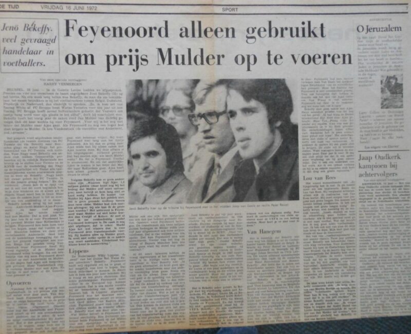 Békeffy Jenő, Jean Mulder