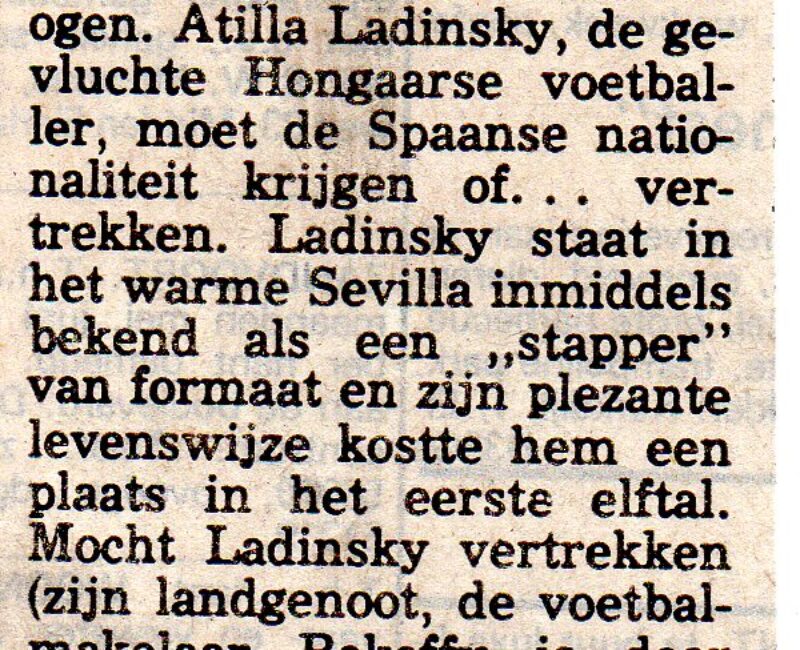 Békeffy Jenő, Attila Ladinszky
