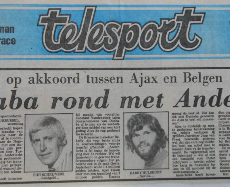 Békeffy Jenő, Johnny Dusbaba, Piet Schrijvers, Barry Hulshoff.