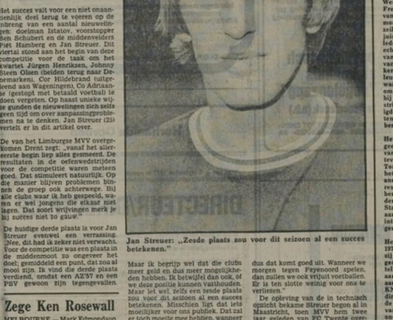 Jan Streuer, Békeffy Jenő, 1977