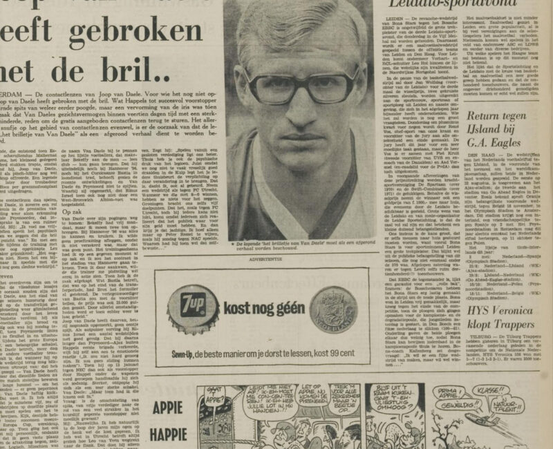 Joop van Daele-Békeffy Jenő, 1973