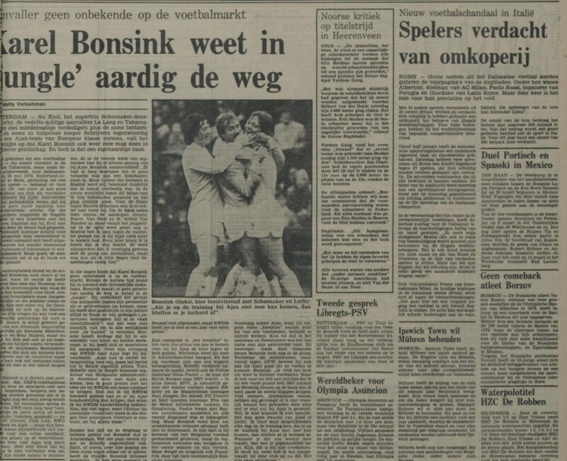Kevin Keegan – Békeffy Jenő, 1980