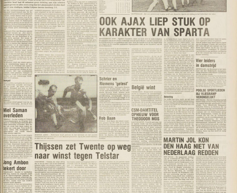 Martin Jol – Békeffy Jenő – Bayer München 1978