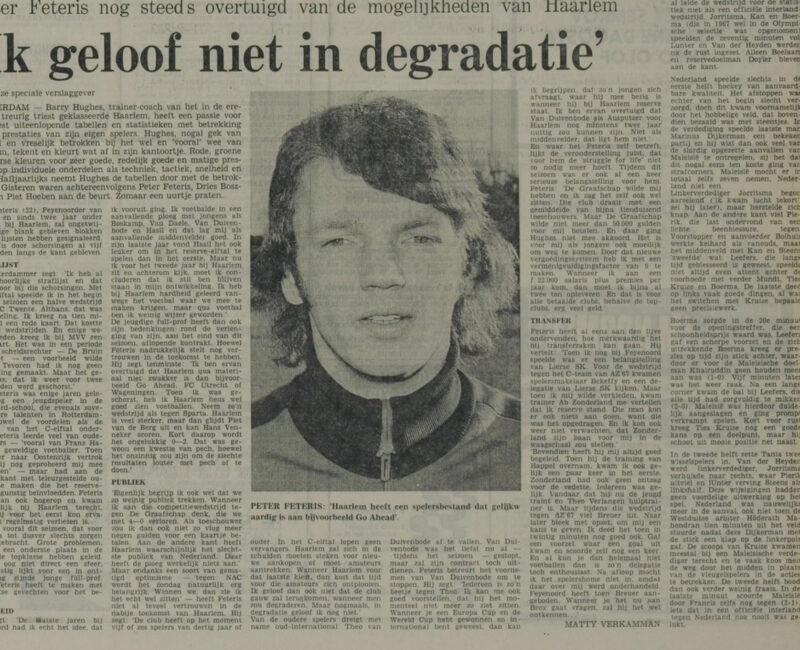 Peter Feterlis, Békeffy Jenő, 1975