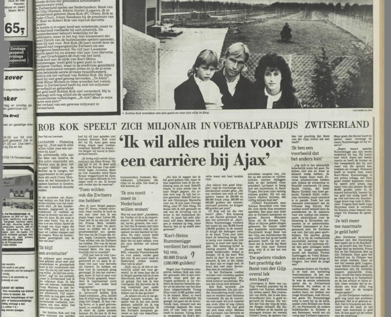 Robert Kok – Békeffy Jenő 1988